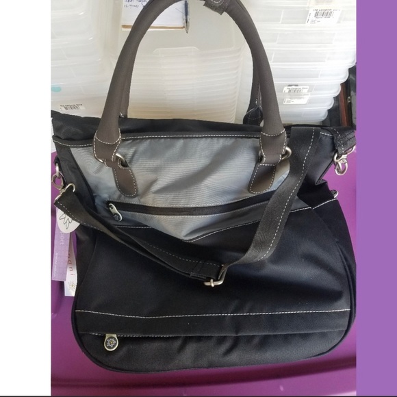 Sherpani Black and grey Embroidered bag - Picture 2 of 2